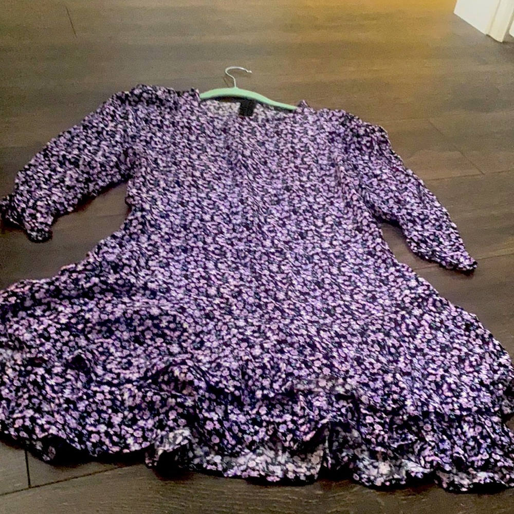 Floral long sleeve dress